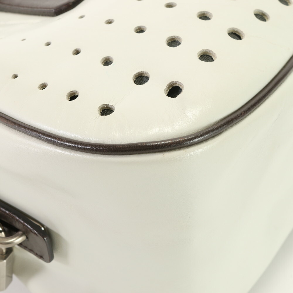 Prada Leather Bowling Punching Hand Tote Bag - Picture 8 of 15